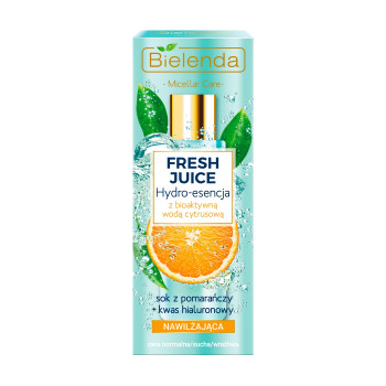 Гідроессенція для догляду за обличчям Bielenda Fresh juice зволожуюча, апельсин, 110 мл