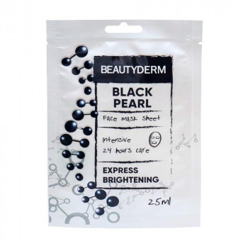Маска Тканини Beauty Derm інтенсивна чорна перлина 25мл