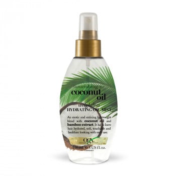 Легка зволожувальна олія-спрей для волосся OGX Nourishing + Coconut Milk Weightless Hydrating Oil Mist з кокосовою олією, 118 мл