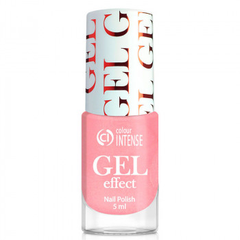 Лак для нігтів Colour Intense 65 Gel Effect 017 Рожевий (Шимер) 5 мл