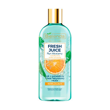 Міцелярна рідина для обличчя Bielenda Fresh Juice Апельсин, 500 мл