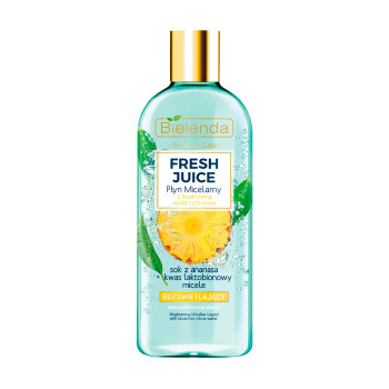Міцелярна рідина для обличчя Bielenda Fresh juice освітлююча, ананас, 500 мл