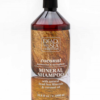 Шампунь для волосся Dead Sea Collection Coconut Mineral Shampoo з мінералами Мертвого моря та кокосовим маслом, 1 л