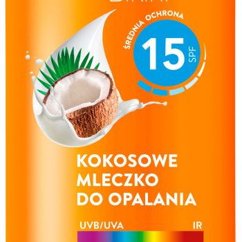 Молочко для засмаги Bielenda SUN CARE Кокосове SPF 15, 200мл