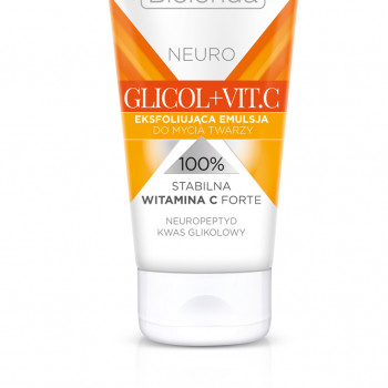 Відлущуюча емульсія для обличчя Bielenda Neuro Glicol+Vit. C, 150 мл
