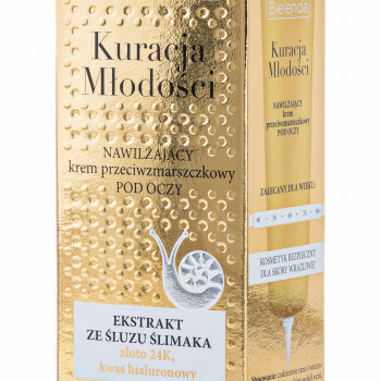 Зволожувальний крем для шкіри навколо очей Bielenda Kuracja Mlodosci Eye Cream, 15 мл