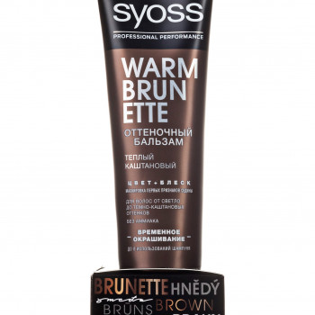 Тонувальний безаміачний бальзам для волосся Syoss Color Glow, Deep Brunette, 100 мл