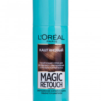 Тонувальний спрей для волосся L'Oreal Paris Magic Retouch Каштановий, 75 мл
