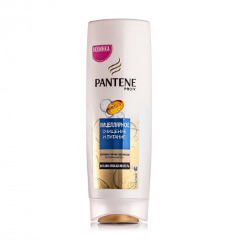 Бальзам-ополіскувач Pantene Pro-V Міцелярне очищення та живлення, для жирного волосся, 360 мл