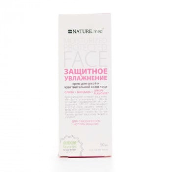 Крем для обличчя NATURE.med для сухої шкіри зволожуючий відновлюючий, 50мл