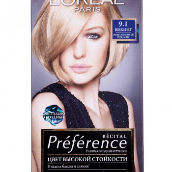 Стійка фарба для волосся L'Oreal Paris Preference 9.1, 174 мл