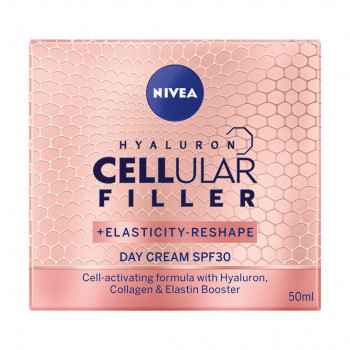 Крем для обличчя Nivea Hyaluron Cellular Filler + Elasticity-Reshare, денний, SPF 30, 50 мл