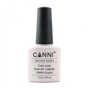 Гель-лак для нігтів Canni Gel Color System Color Coat Soak-off UV&LED 163 Блідо-сірий, 7.3 мл