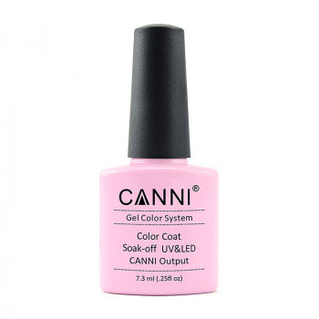 Гель-лак для нігтів Canni Gel Color System Color Coat Soak-off UV&LED 243 Світлий рожевий, 7.3 мл