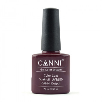Гель-лак для нігтів Canni Gel Color System Color Coat Soak-off UV&LED 166 Червоно-коньячний, 7.3 мл
