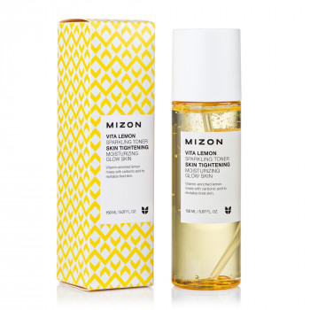 Освітлювальний тонер для обличчя Mizon Vita Lemon Sparkling Toner, 150 мл