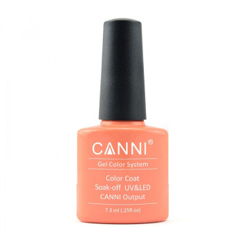 Гель-лак для нігтів Canni Gel Color System Color Coat Soak-off UV&LED 061 Темна охра, 7.3 мл