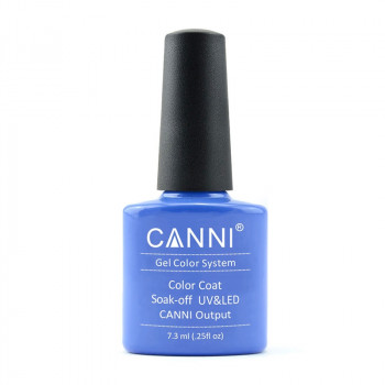 Гель-лак для нігтів Canni Gel Color System Color Coat Soak-off UV&LED 079 Лазурний, 7.3 мл