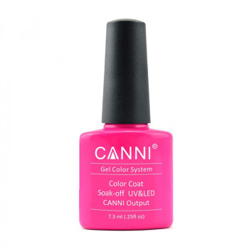 Гель-лак для нігтів Canni Gel Color System Color Coat Soak-off UV&LED 051 Малиновий, 7.3 мл