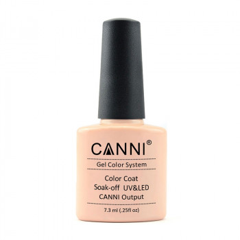 Гель-лак для нігтів Canni Gel Color System Color Coat Soak-off UV&LED 055 Бежевий, 7.3 мл