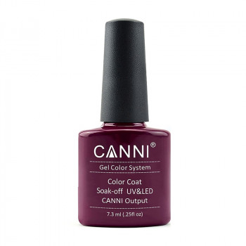 Гель-лак Canni Gel Color System Color Coat Soak-off UV&LED 255 Світла марсала, 7.3 мл