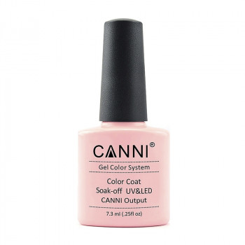Гель-лак для нігтів Canni Gel Color System Color Coat Soak-off UV&LED 248 Персиковий рожевий, 7.3 мл