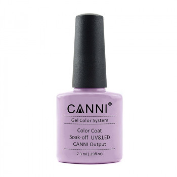 Гель-лак для нігтів Canni Gel Color System Color Coat Soak-off UV&LED 244 Елегантний світлий фіолет, 7.3 мл