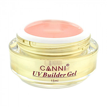Конструюючий гель Canni 325 Light Nude напівпрозорий, 15 мл