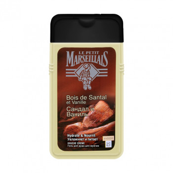 Чоловічий гель для душу Le Petit Marseillais Сандал і ваніль, 250 мл