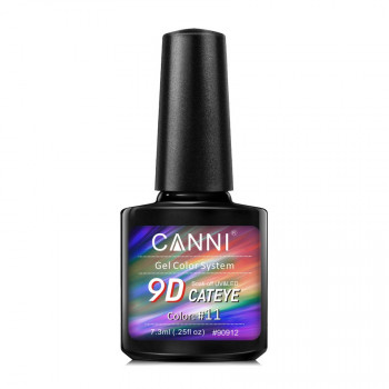 Гель-лак Canni Gel Color System 9D Cat Eye Soak-off UV&LED 11, 7.3 мл