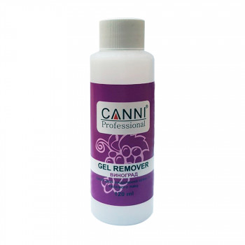Рідина для зняття гель-лака CANNI Gel remover виноград, 120 мл