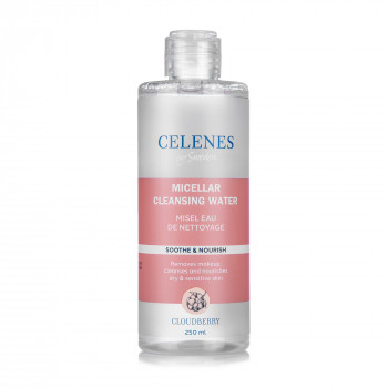 Міцелярна вода Celenes Cloudberry Micellar Cleansing Water з морошкою, для сухої та чутливої шкіри, 250 мл