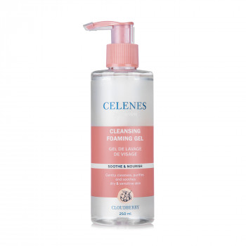 Гель-пінка для вмивання Celenes Cloudberry з морошкою, для сухої та чутливої шкіри, 250 мл