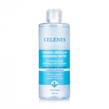 Термальна міцелярна вода Celenes Thermal Micellar Cleansing Water для сухої та чутливої шкіри, 250 мл