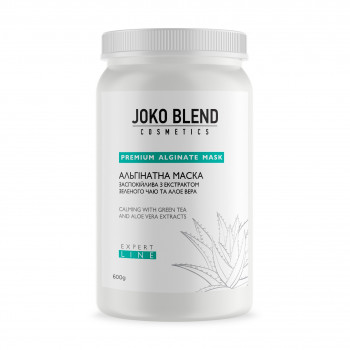 Альгінатна маска заспокійлива Joko Blend з екстрактом зеленого чаю і алое вера, 600 г