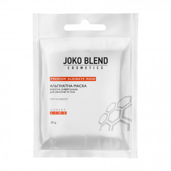 Альгiнатная маска базисна унiверсальна Joko Blend для обличчя i тiла, 20 г