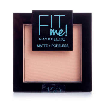 Матувальна компактна пудра для обличчя Maybelline New York Fit Me! Matte + Poreless 120 Classic Ivory, 9 г