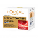 Нічний крем для обличчя L'Oreal Paris Вік експерт, Ліфтинг-догляд проти зморщок, 45+, 50 мл