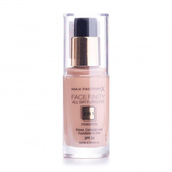 Тональна основа для обличчя Max Factor Facefinity All Day Flawless 3-In-1 Foundation SPF 20, 45 Warm Almond, 30 мл