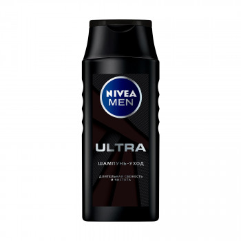Чоловічий шампунь-догляд Nivea Men Ultra Довготривала свіжість та чистота, 400 мл