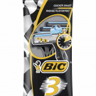 Одноразові станки для гоління BIC 3 Action чоловічі, 4 шт