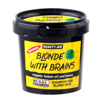 Безсульфатний шампунь для блондинок Beauty Jar Blonde With Brains з лимонною олією та медом, 150 мл