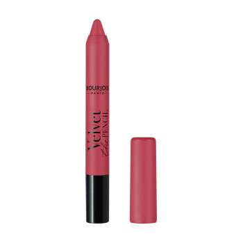 Матовий олівець для губ Bourjois Velvet the Pencil 07 Woody Pink, 3