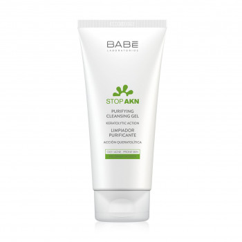 Очищувальний гель для вмивання BABE Laboratorios Stop Akn Purifying Cleansing Gel для жирної та проблемної шкіри, 100 мл
