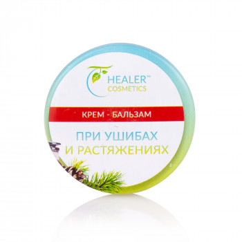 Крем-бальзам при ударах і розтягуваннях Healer Cosmetics, 10 г