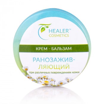 Крем-бальзам ранозагоювальний Healer Cosmetics при різних ушкодженнях шкіри, 10г