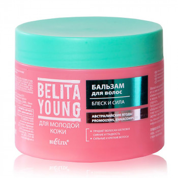 Бальзам для волосся Bielita Belita Young Блиск та сила для молодої шкіри, 300 мл