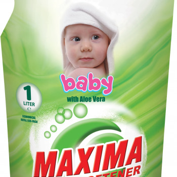 Кондиціонер для дитячої білизни SANO Maxima Baby Aloe Vera с алое вера, 1 л