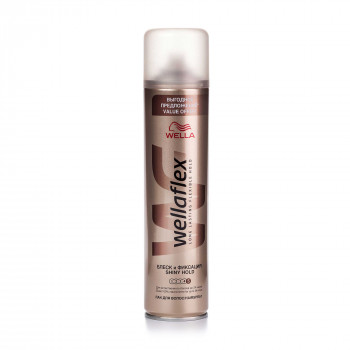 Лак для волосся WELLA Wellaflex Блиск та фiксацiя, суперсильної фiксацiї, 400 мл