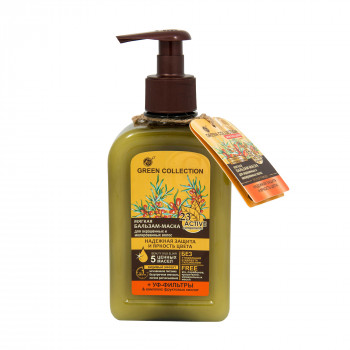 М'яка бальзам-маска Green Collection Надійний захист та яскравість кольору, для фарбованого волосся, 290 мл